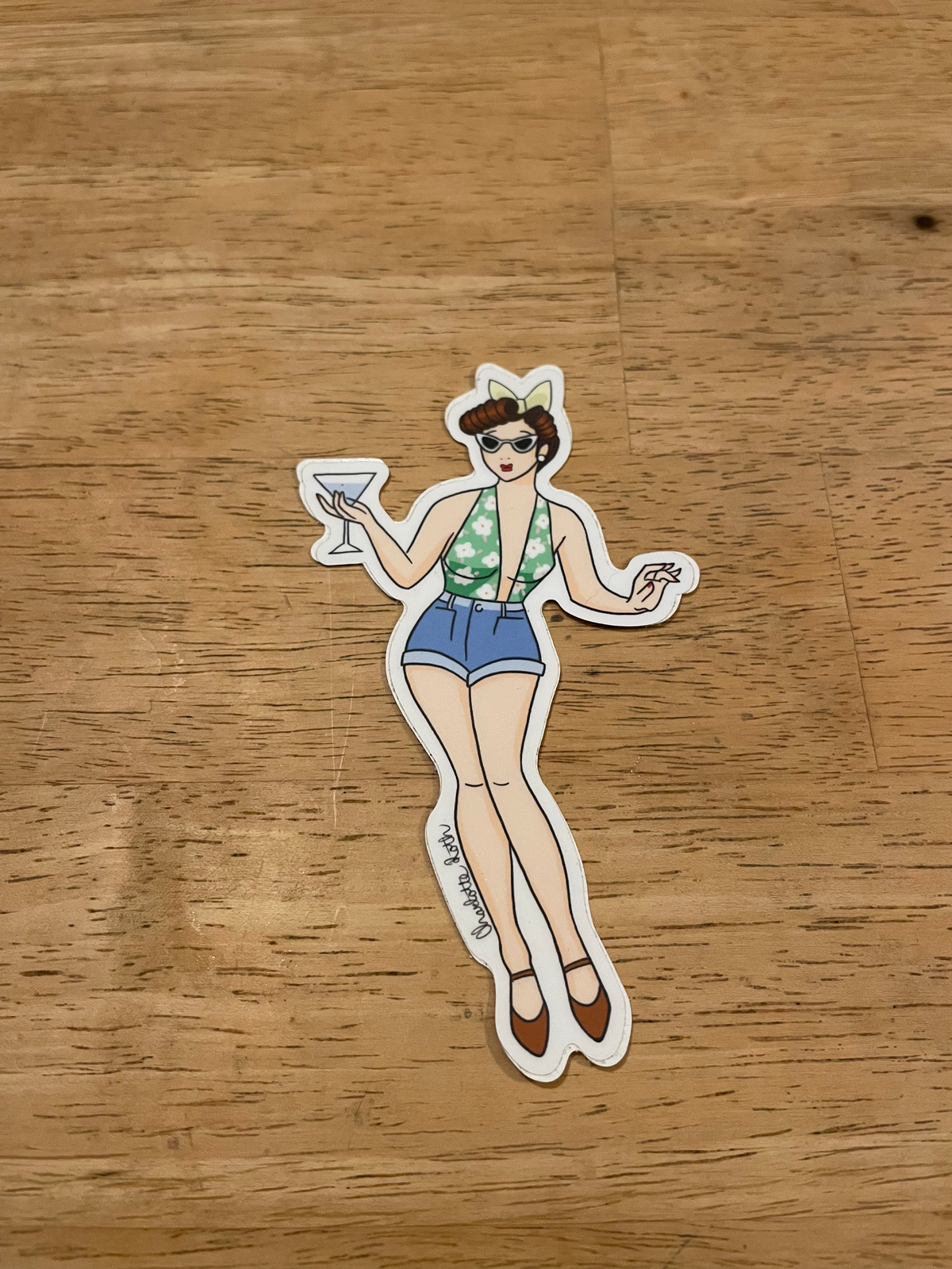 Cocktail By The Pool Sticker