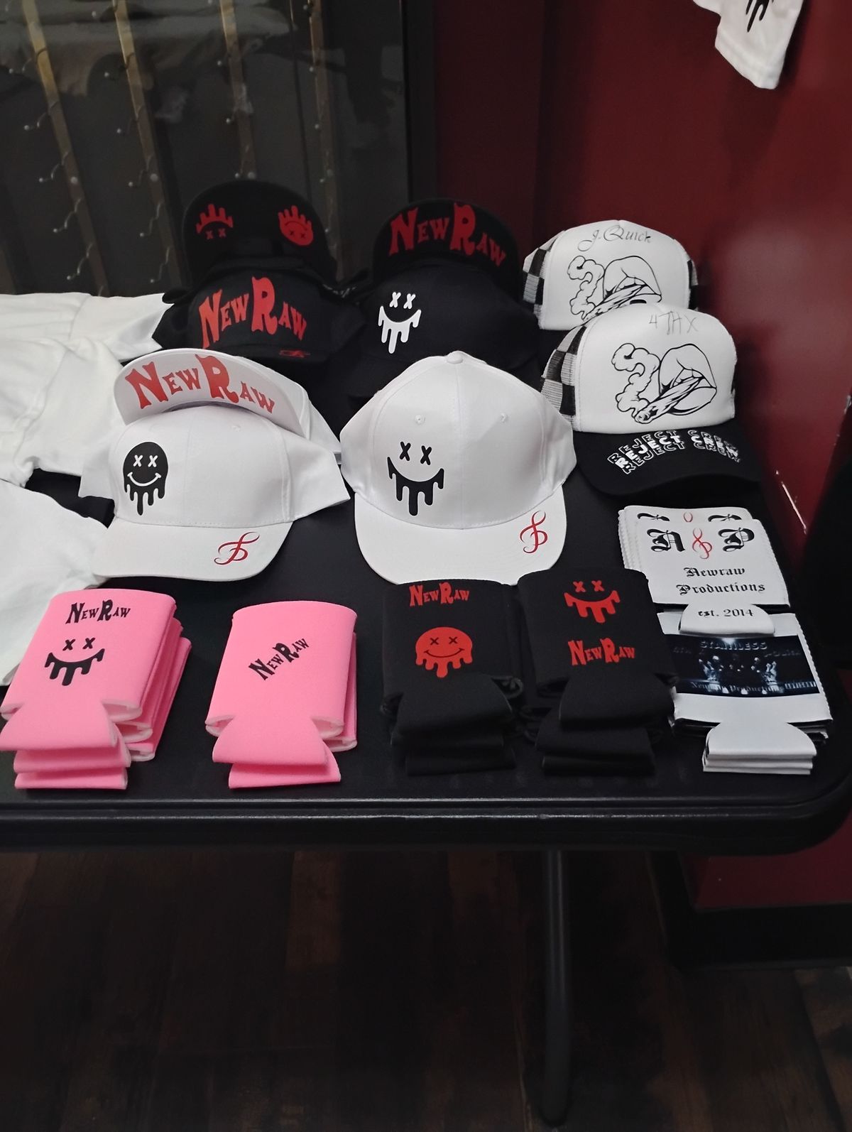 Koozies $5 Hats $25