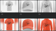 $20.00 Hats  $20.00 Shirts  $45.00 Hoodies