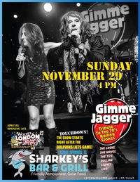 GIMME JAGGER- ROLLING STONES Greatest 70's Hits Tribute Show!