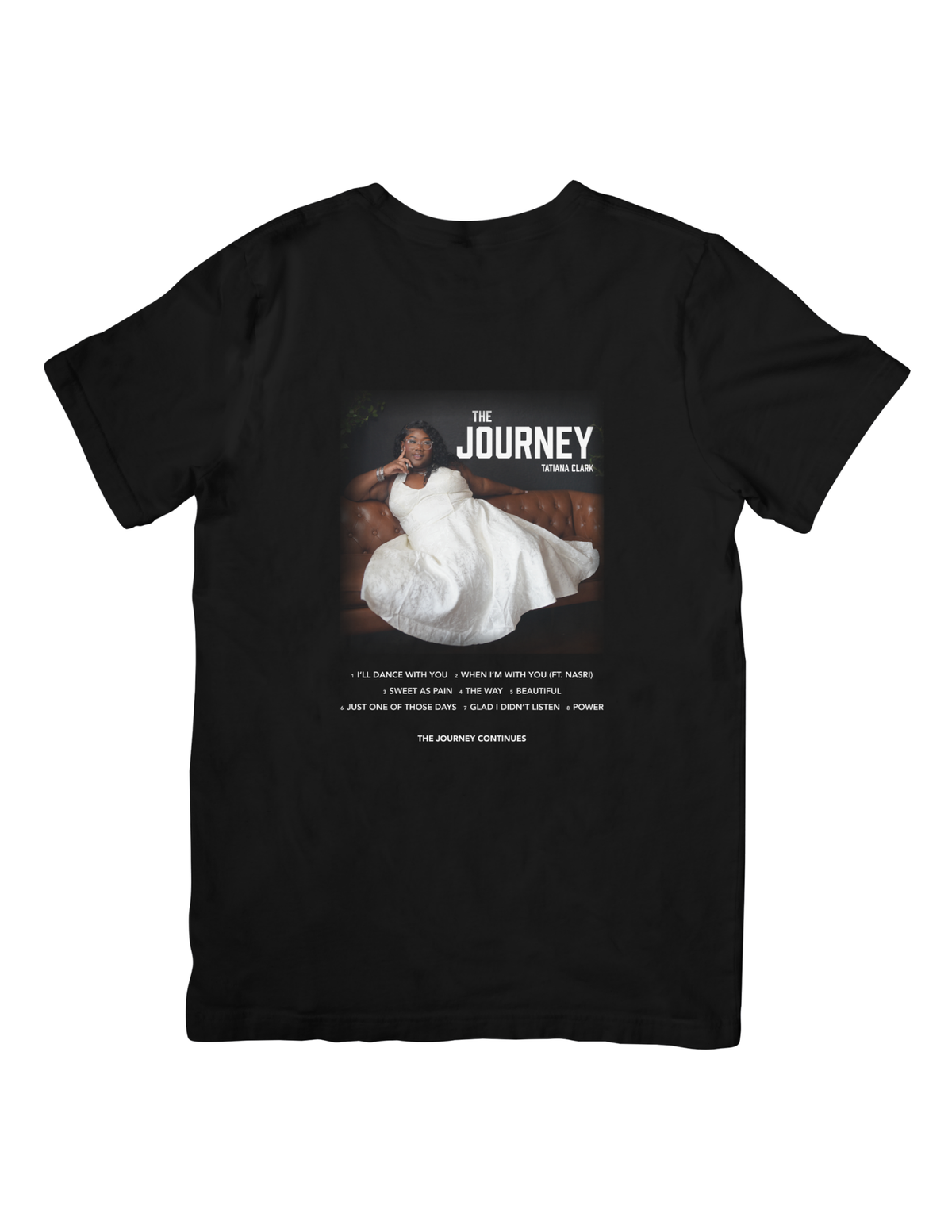 “The Journey” Album  T- SHIRT (Black) 