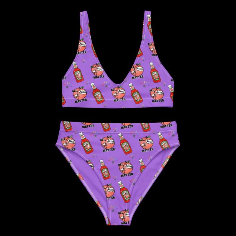 Purple Bikini Bathing Suit