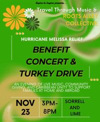 Hurricane Melissa Relief Benefit Concert & Turkey Drive 