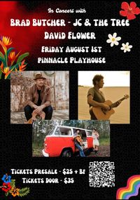 Pinnicle playhouse with David Flower / Brad Butcher / JC n the tree 