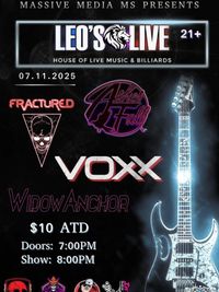 VOXX/w Fractured, Ashes Fall, and Widow Anchor