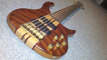 peavey Red wood top alder back, purple  heart/maple neck...
