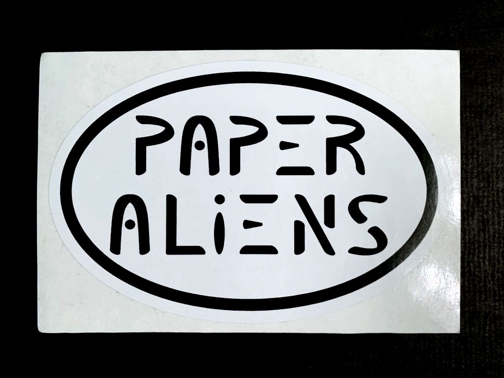 Paper Aliens Logo - Sticker
