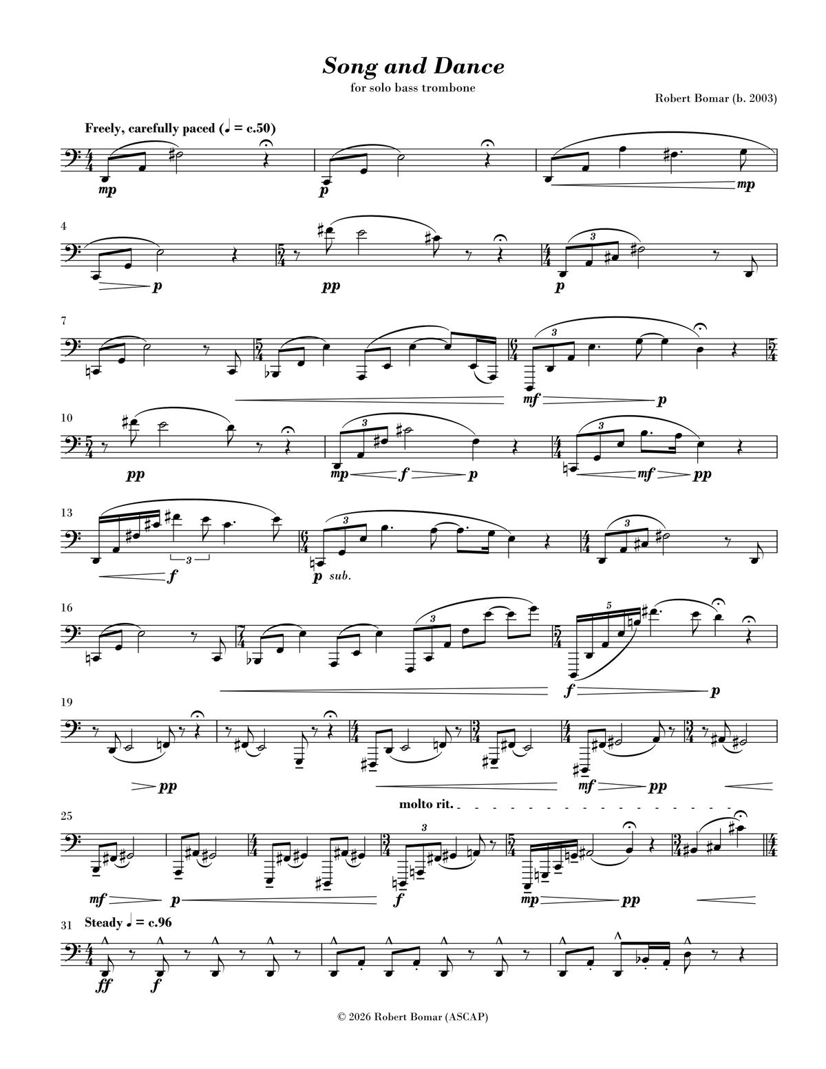 SONG AND DANCE