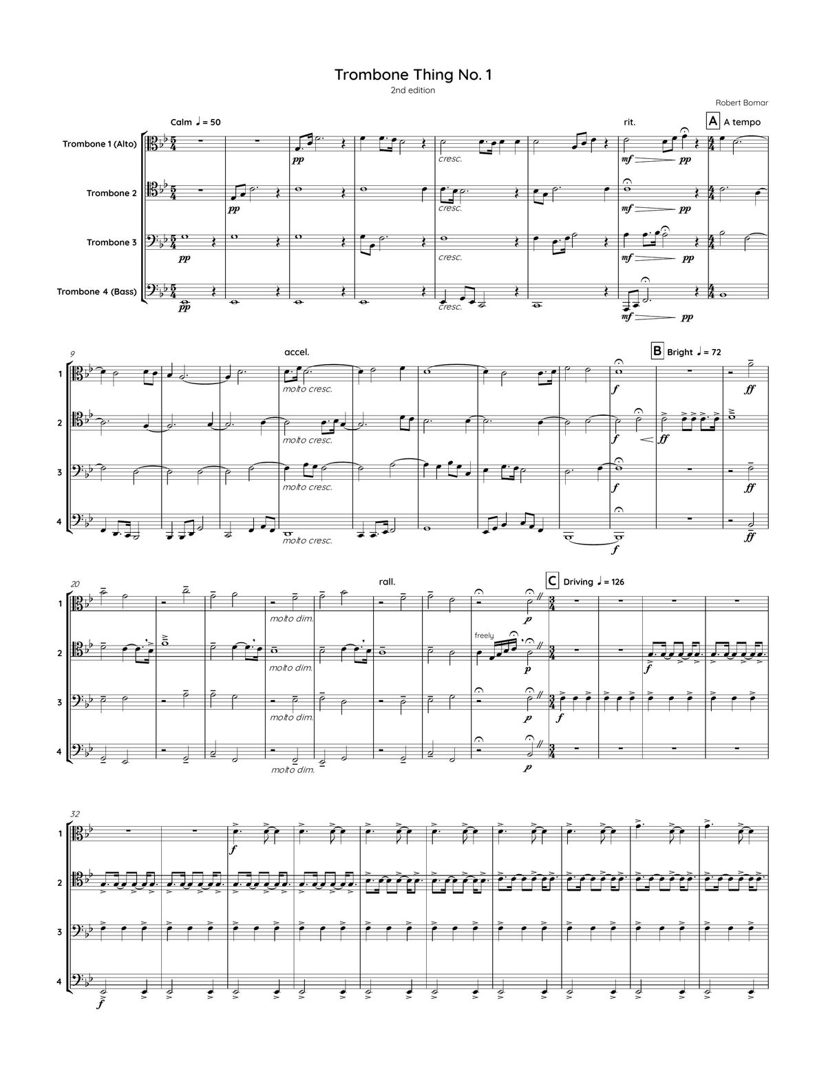 TROMBONE THING NO. 1