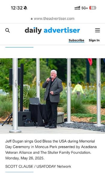 Singing God Bless The USA Memorial Day 2025
