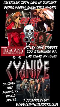 Red Hot Motley Crue Tribute with special guest Cyanide
