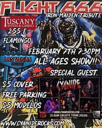 Flight 666 Iron Maiden Tribute with special guest Cyanide