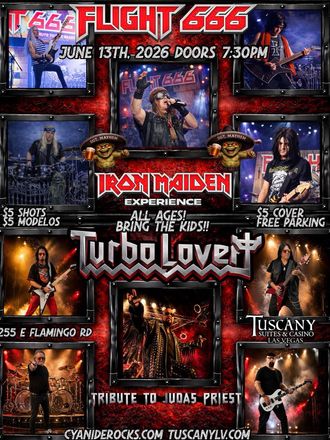 Mötley Crüe KISS Metallica Judas Priest Iron Maiden Ratt Def Leppard Scorpions Bon Jovi Poison Slayer Anthrax Kix Stryper Armored Saint Skid Row Warrant Megadeth Ozzy Osbourne Black Sabbath
