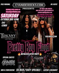 Metallica After Concert Party Featuring Pretty Boy Floyd and Cyanide