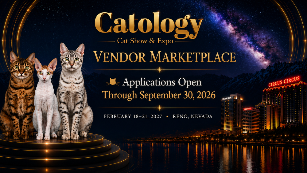 Apply to vend at Reno's biggest cat show