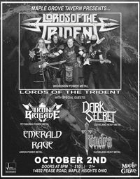 Lords of The Trident with Iron Brigade, Dark Secret, Emerald Rage & Tundra