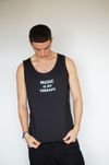 MUSIC IS MY THERAPY - Men's Tank Top