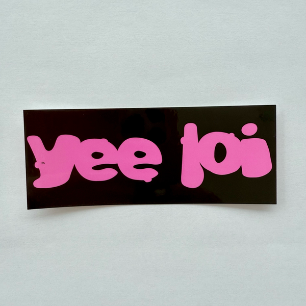 2025 Pink Logo Sticker