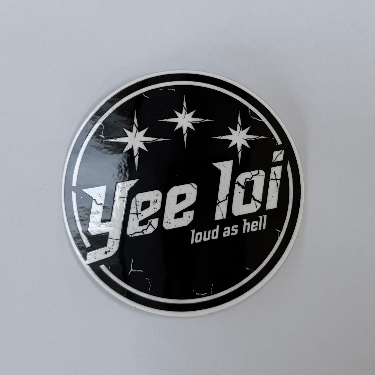 Yee Loi loud as hell 2026 logo vinyl sticker