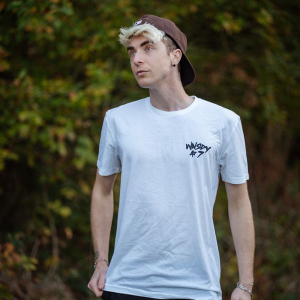 WNSDY AT 7 HEARTBREAK T SHIRT - WHITE