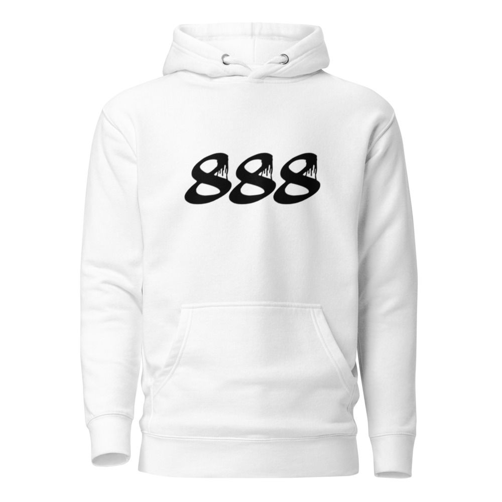 888 Hoodie White