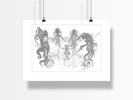 DARK GODS: THE WITNESS (ORIGINAL ART GICLÈE+ORIGINAL ART BLANK COVER COMIC)