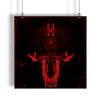 BEHIND THE RED DOOR (MIXED MEDIA GICLÈE PRINT)