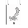 DEVIL VVURMZ: THE HIVE III (ILLUSTRATED MINI PRINT) (VVURMZFLESSSHHH OPEN EDITION)