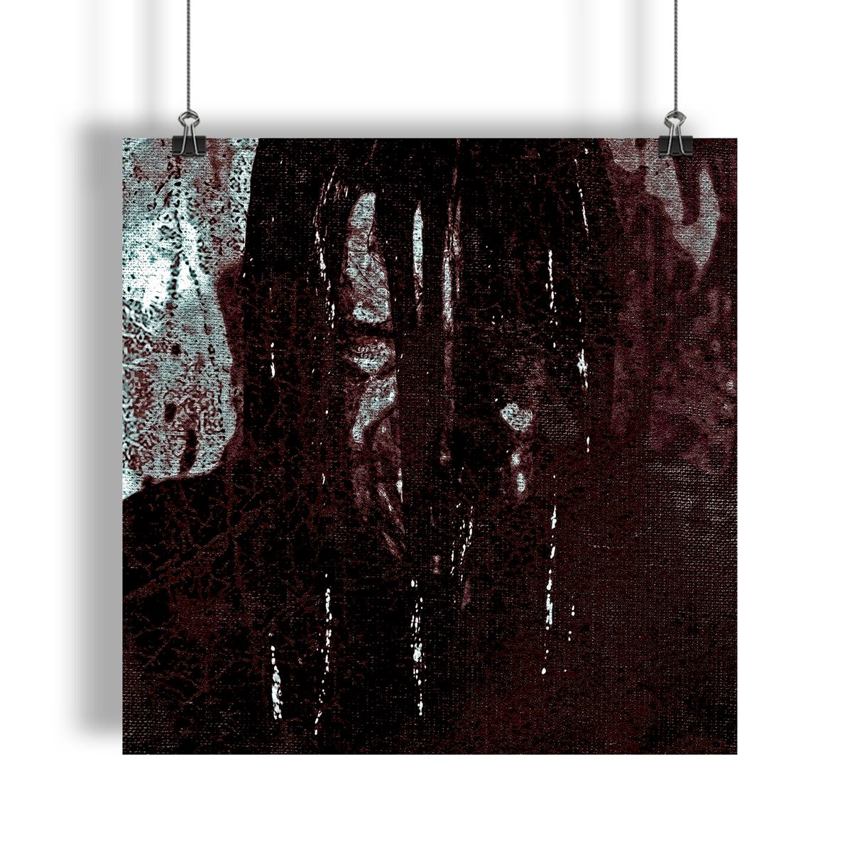 WHEN I CLOSE MY EYES (MIXED MEDIA GICLÈE PRINT)