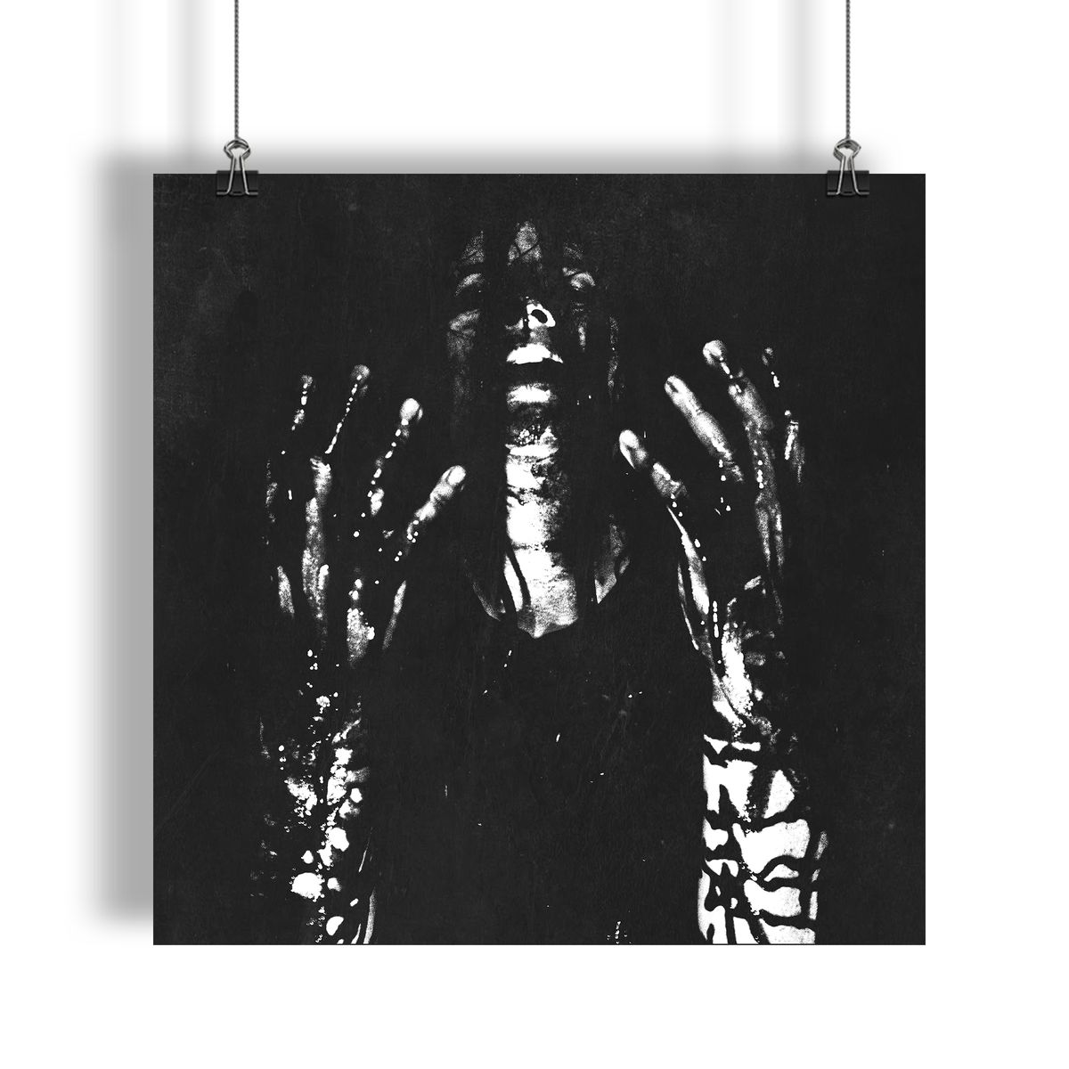 TRAIL OF BLOOD TEARS (MIXED MEDIA GICLÈE PRINT)