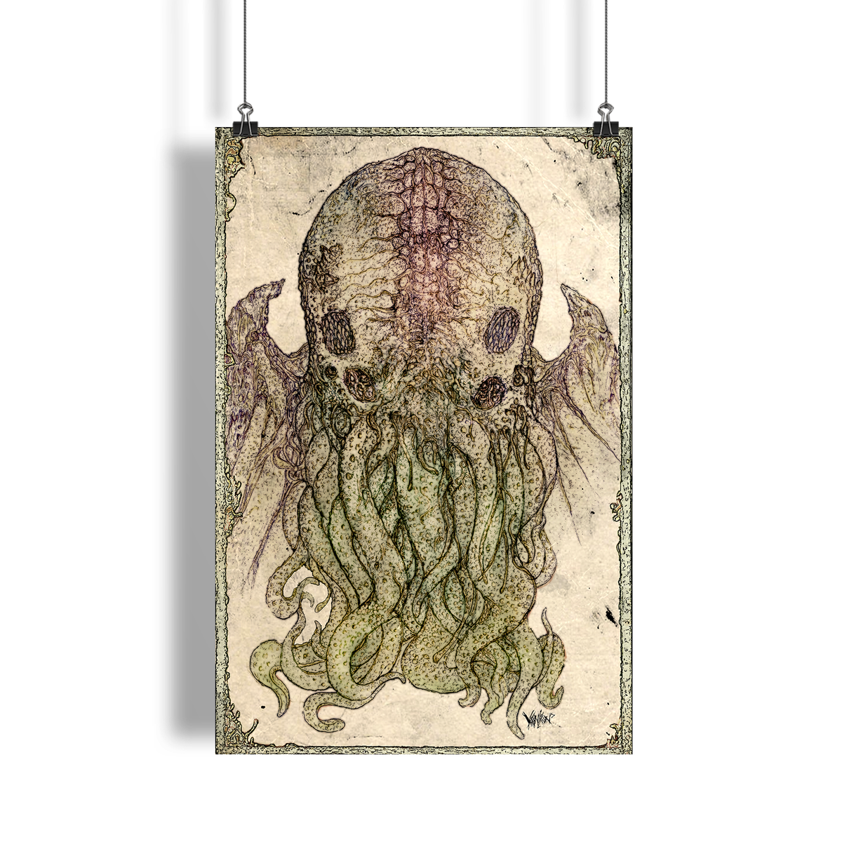 THE OCCULT EXAMINER: CTHULHU I (ILLUSTRATED MINI PRINT)