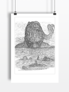 WORM KING (ILLUSTRATED GICLÈE PRINT) (OPEN EDITION)