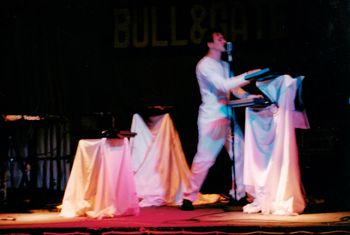 Last Production performance in 2001 at the Bull & Gate, Kentish Town, London. Support slot to The Sepia.
