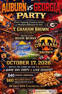 T. Graham Brown (Featuring Reese Burke) at Martin's at Lake Martin