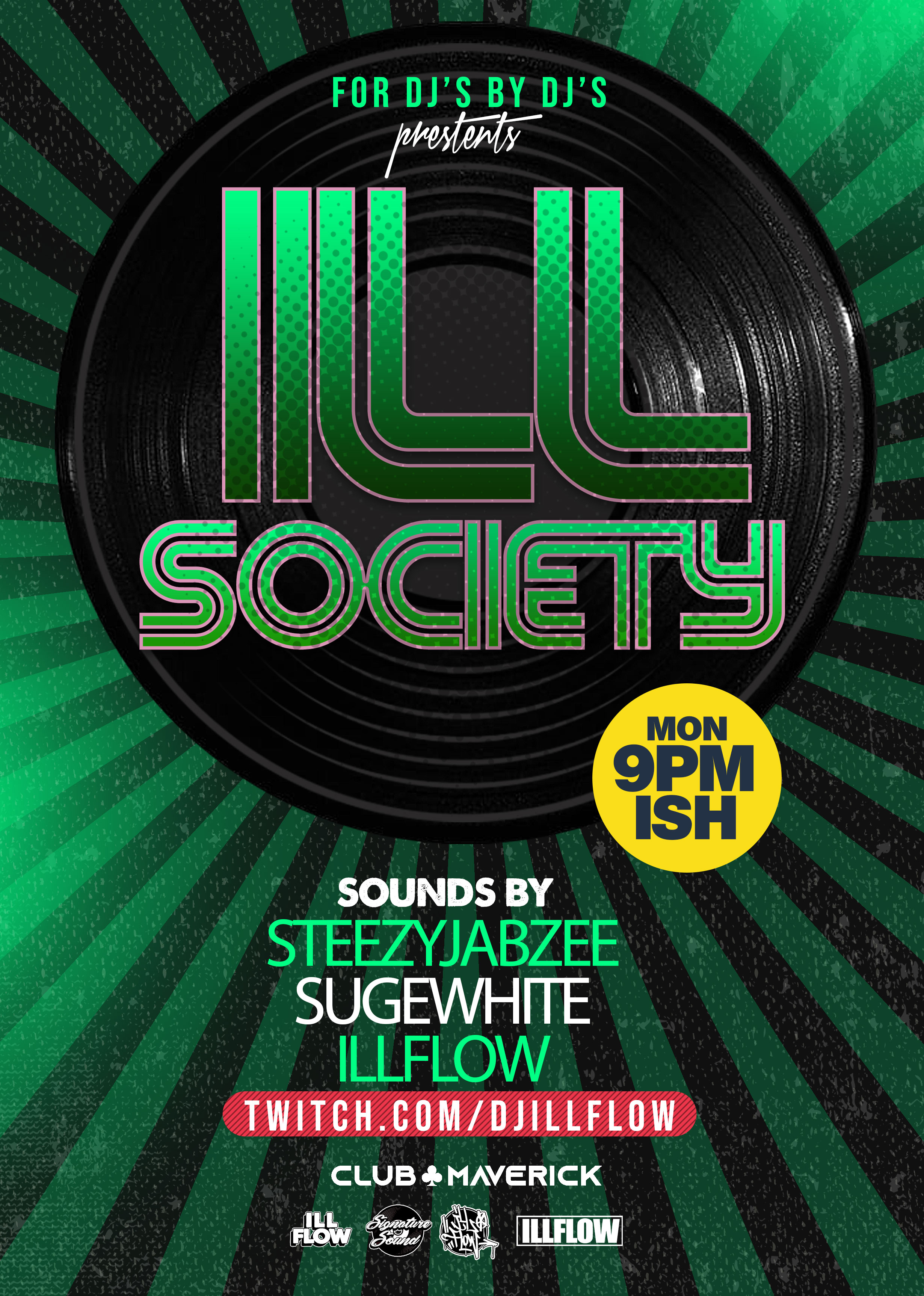 ILL SOCIETY EP 105 SUGEWHITE, ILLFLOW, STEEZYJABZEE episode artwork