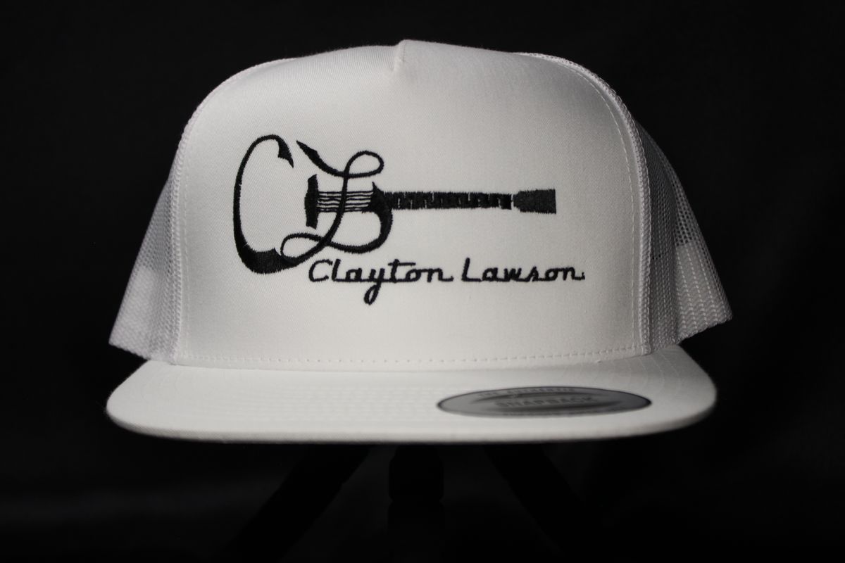 White & Black CL Guitar Hat 
