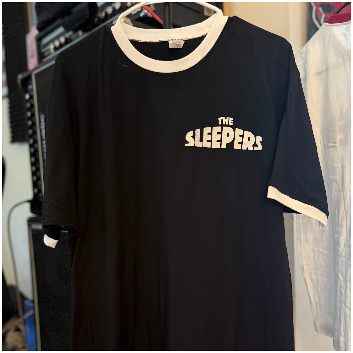 Black + White Ringer Tee  