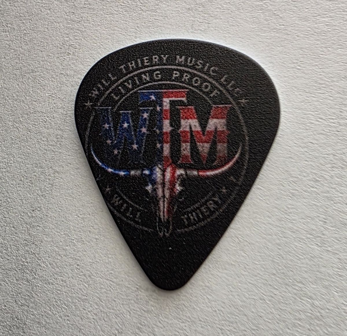 NEW Will Thiery Music Logo Guitar Pick