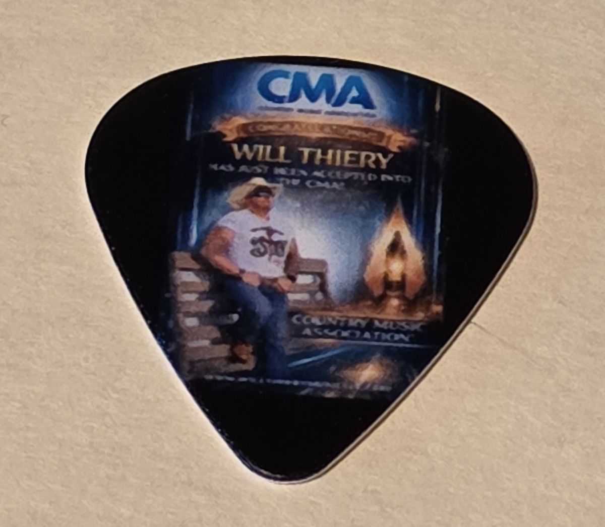 Will Thiery CMA Guitar Pick
