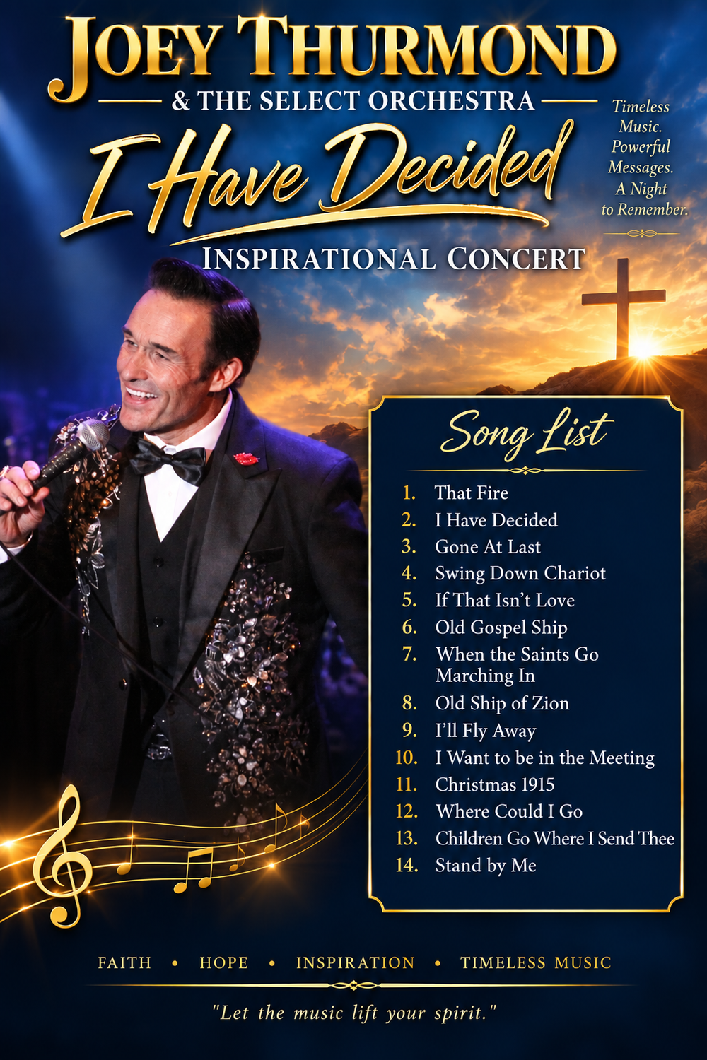 Joey Thurmond & The Select Orchestra I Have Decided Christian Concert