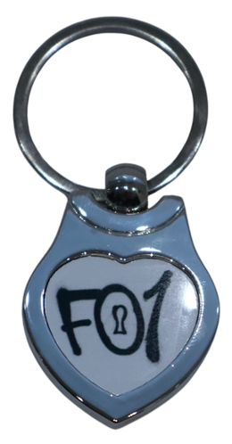 Classic FO1 Heart Keyring