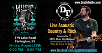 Dustin Treiber at Lake View Cafe