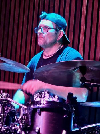 Charlie on Drums.
