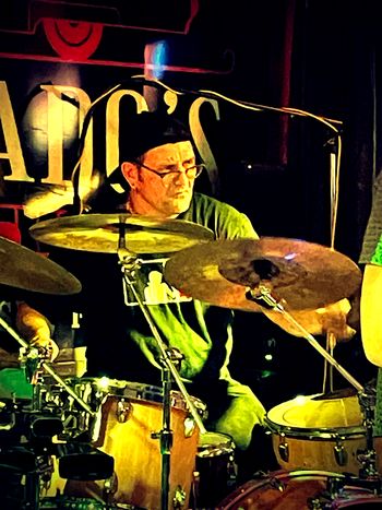 Chuck on Drums, at Eldorados.
