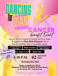 Dancing for Dian Cancer Benefit