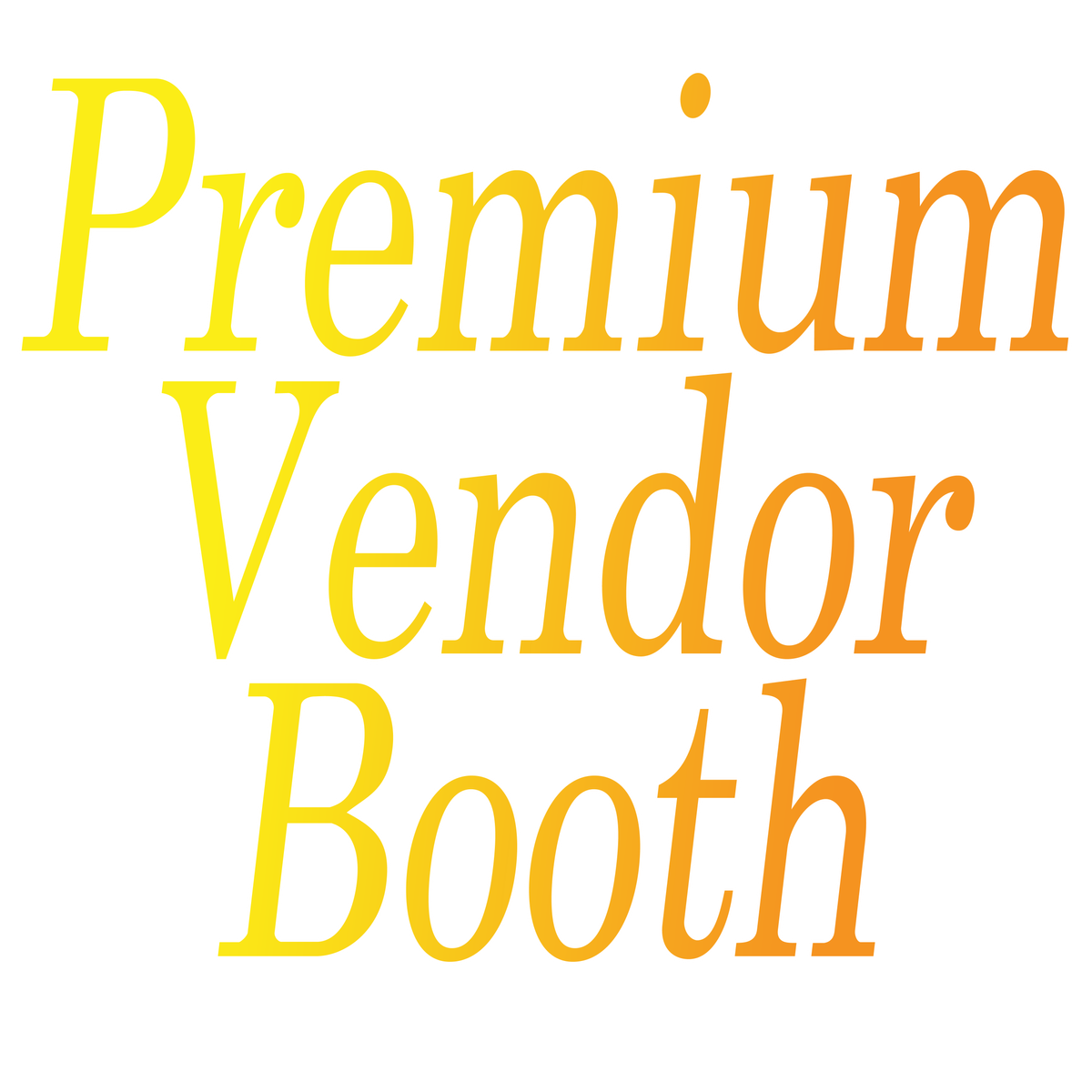 Premium Vendor Booth