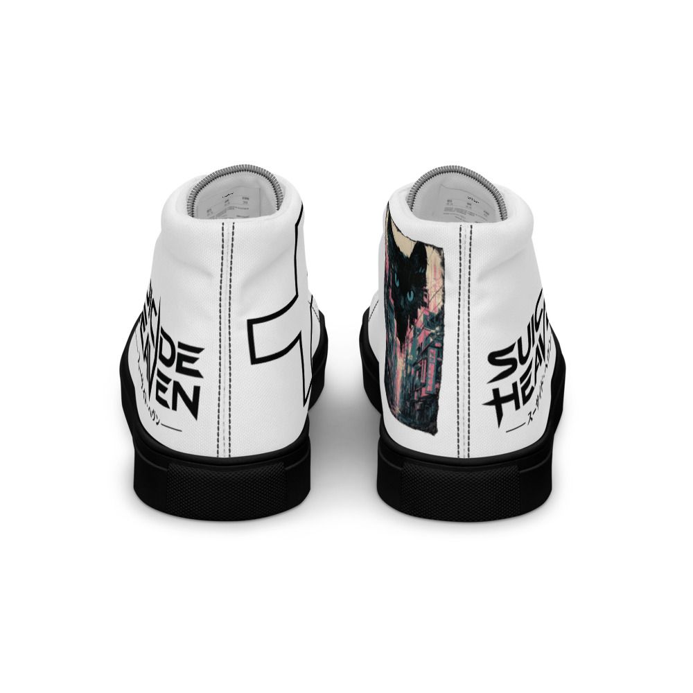 Suicide Shoes - Men's High Top Canvas Shoes