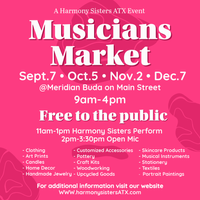 Musicians Market • A Harmony Sister Event • October