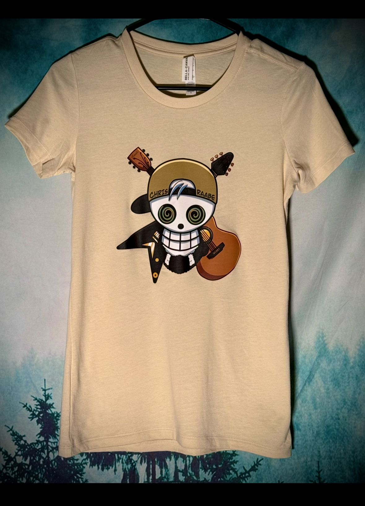 Ladies "The CRew" Fitted Tee Vanilla Cream