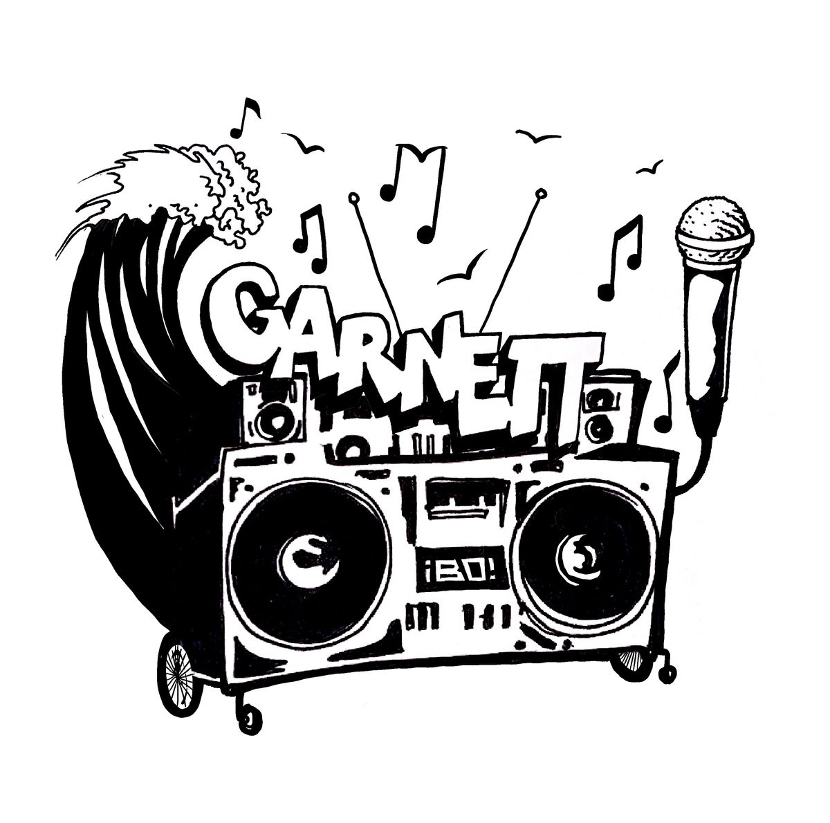 Garnett "Radio Waves" Tee by Oliver